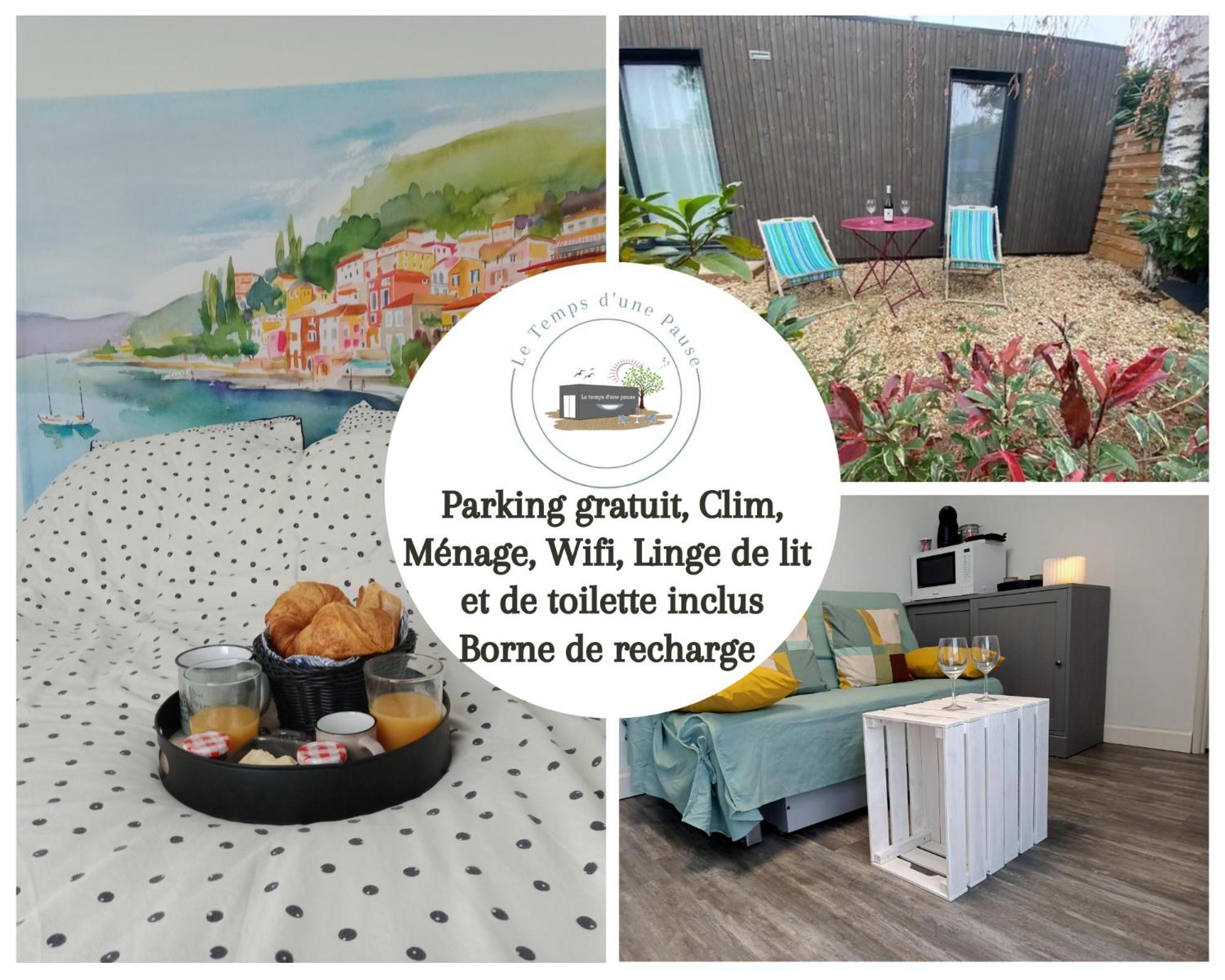 Studio De Jardin "Le Temps D Une Pause" Jusqu'A 4 Personnes En Face Du Beaujolais - Climatisation Et Borne Recharge Vehicule Electrique Montmerle-sur-Saone ภายนอก รูปภาพ